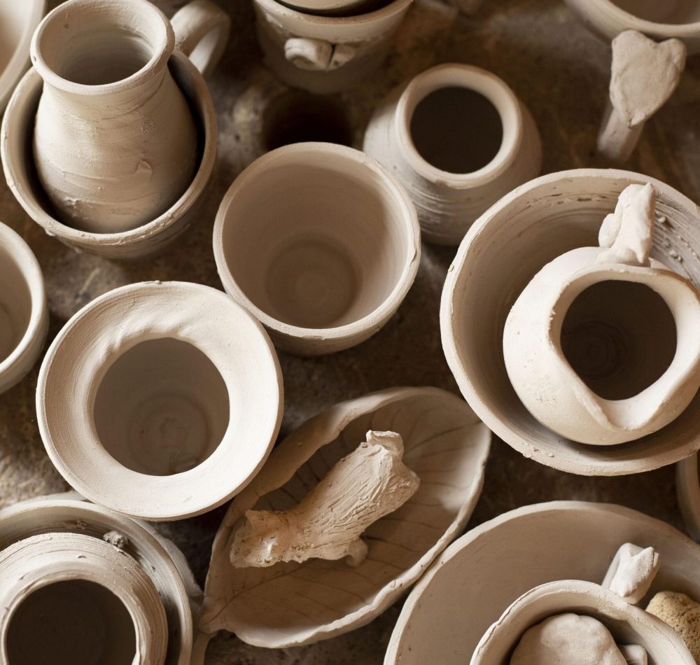 top-view-vases-pottery-concept